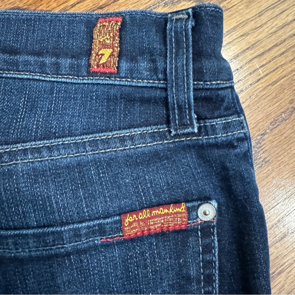 7 For All Mankind Indigo Denim Jeans